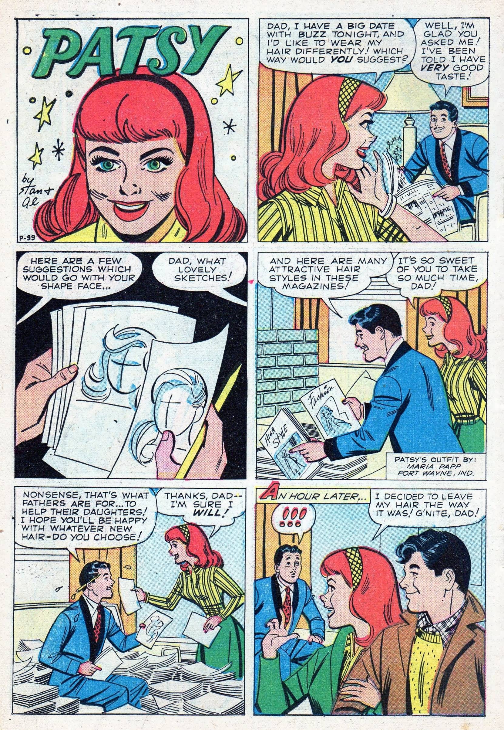 Read online Patsy and Hedy comic -  Issue #59 - 18