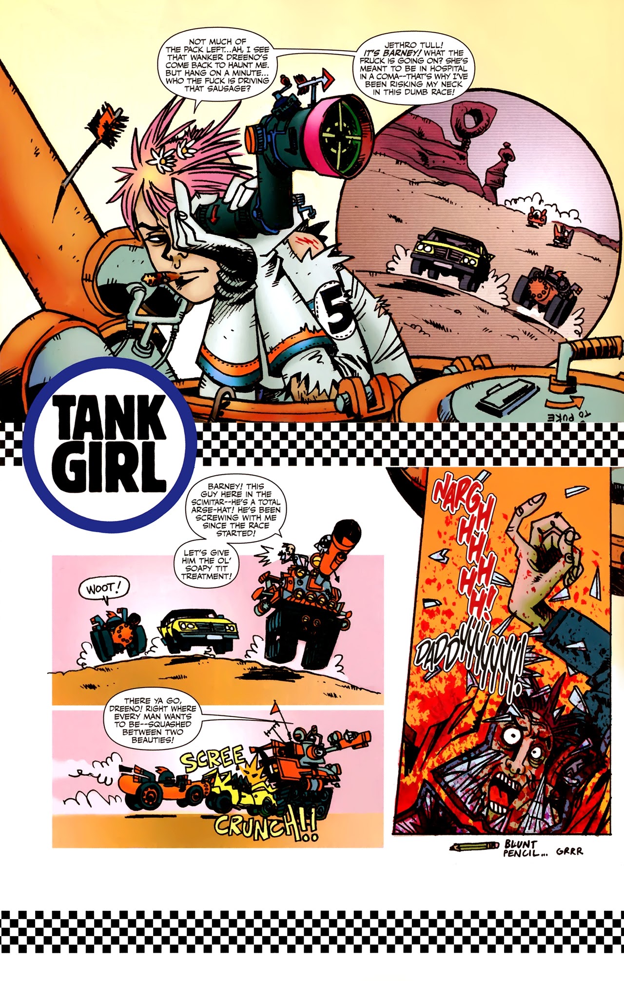 Read online Tank Girl: Skidmarks comic -  Issue #4 - 12