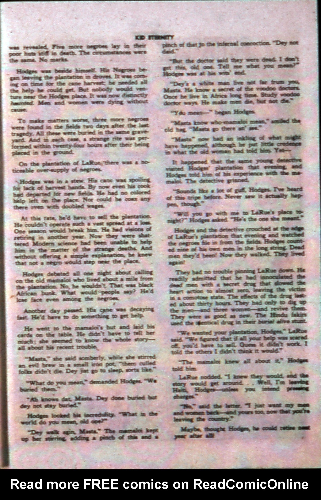 Read online Kid Eternity (1946) comic -  Issue #3 - 35