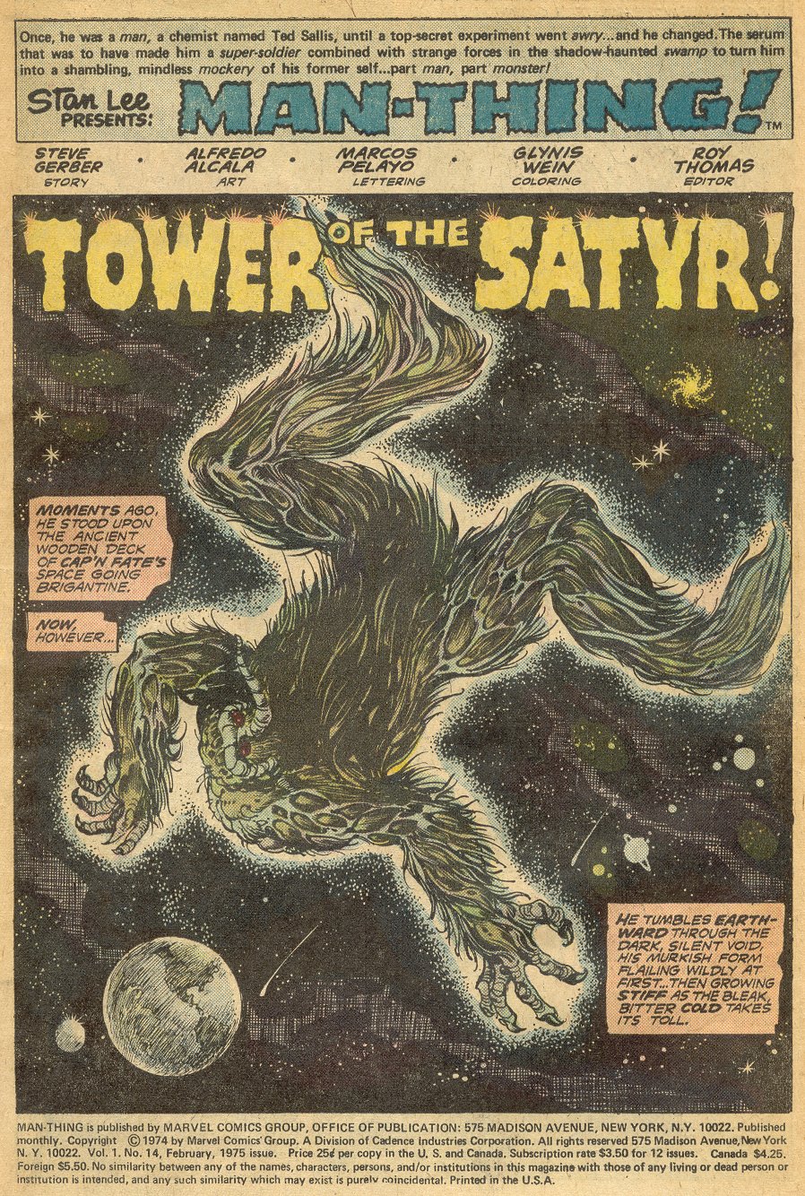 Read online Man-Thing (1974) comic -  Issue #14 - 2