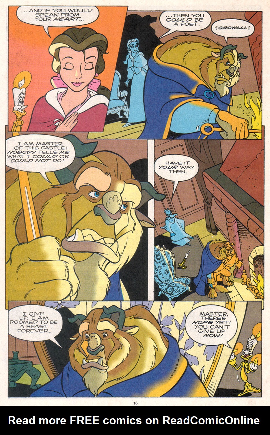Read online Disney's Beauty and the Beast comic -  Issue #6 - 20
