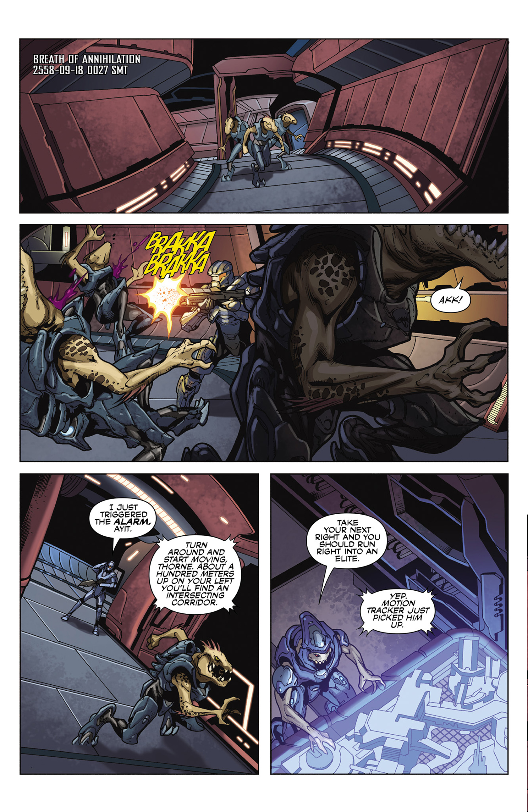 Read online Halo: Escalation comic -  Issue #21 - 16