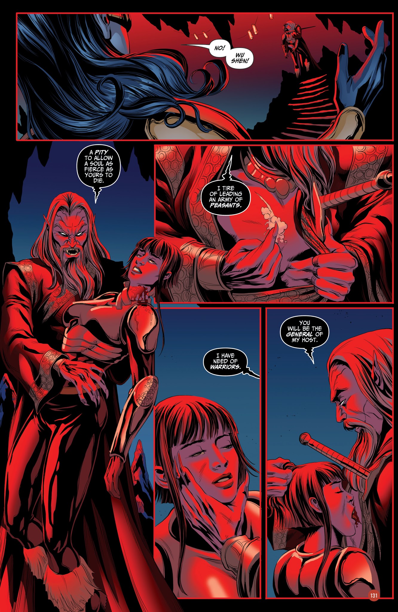 Read online Van Helsing vs. Werewolf comic -  Issue # _TPB 1 - 131