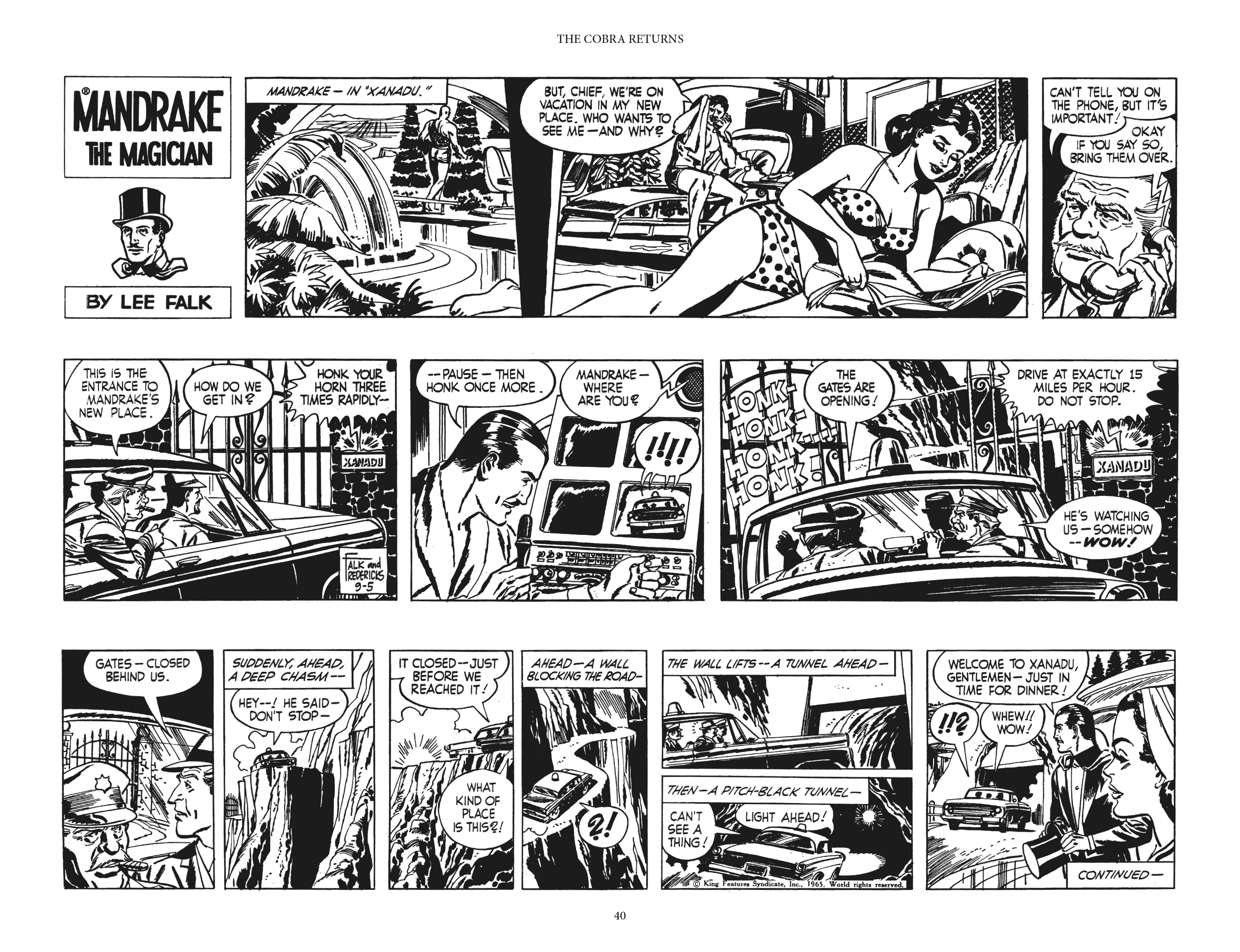 Read online Mandrake the Magician: The Fred Fredricks Sundays comic -  Issue # TPB (Part 1) - 41