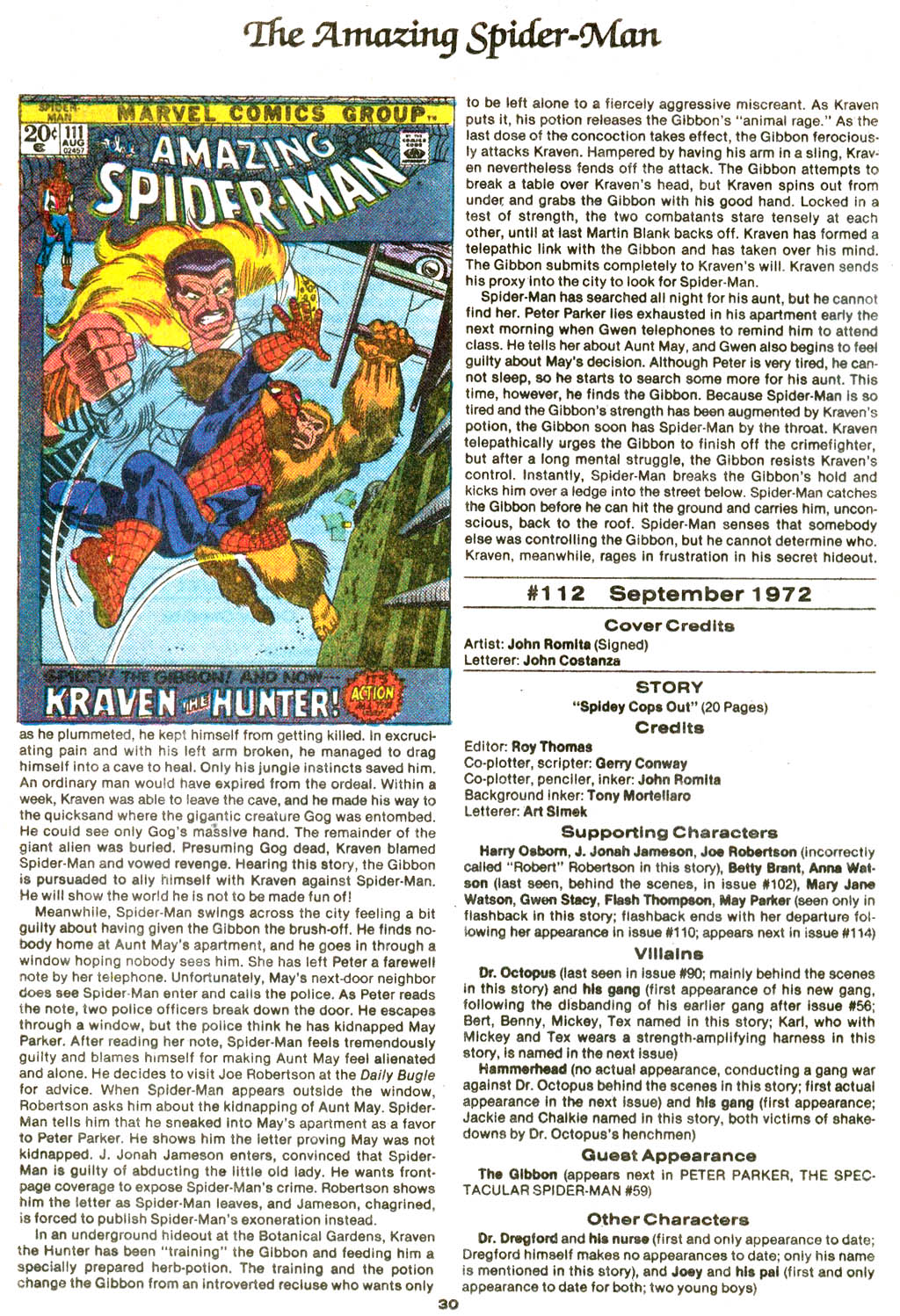 Read online The Official Marvel Index to The Amazing Spider-Man comic -  Issue #4 - 32