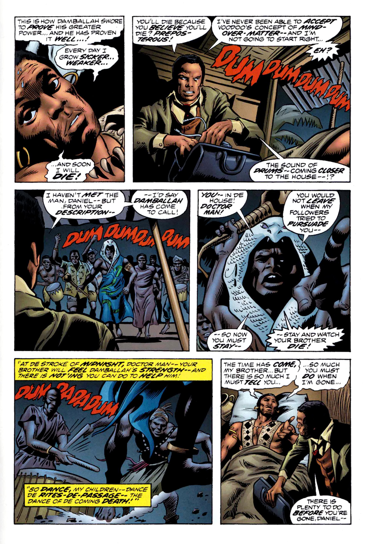 Read online Doctor Voodoo: The Origin of Jericho Drumm comic -  Issue # Full - 19