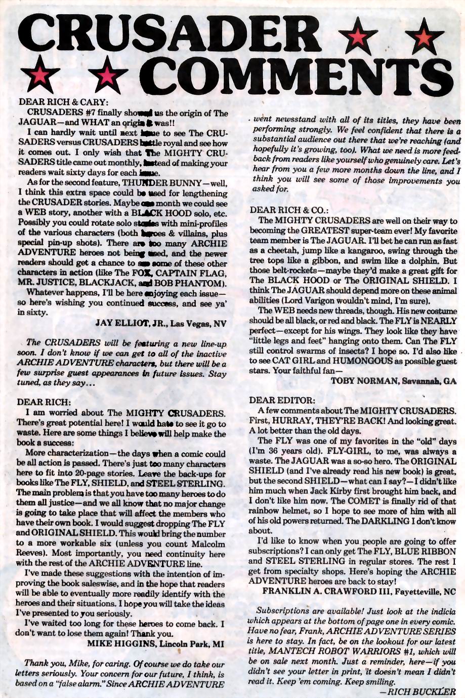 Read online The All New Adventures of the Mighty Crusaders comic -  Issue #9 - 27