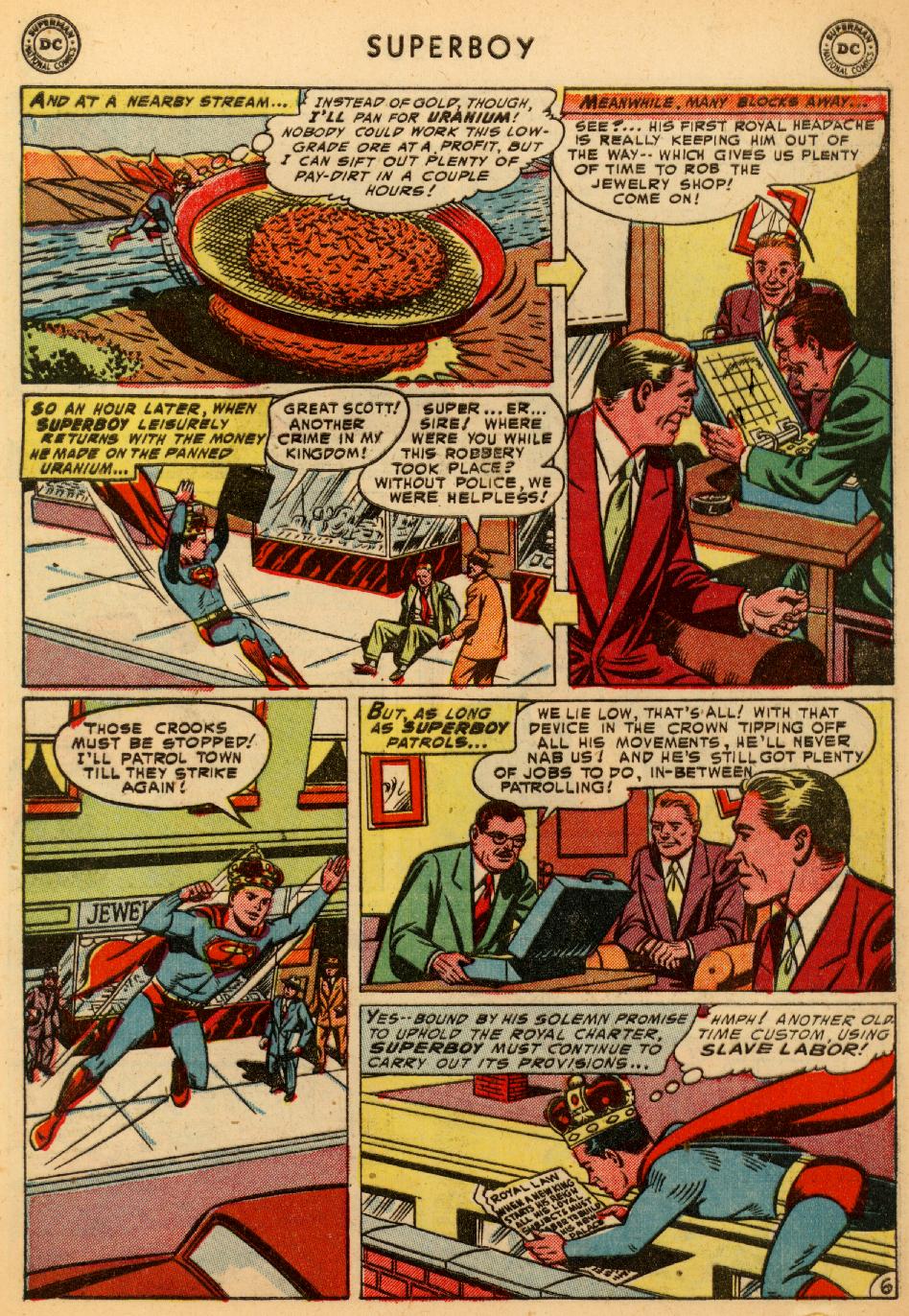 Read online Superboy (1949) comic -  Issue #32 - 32