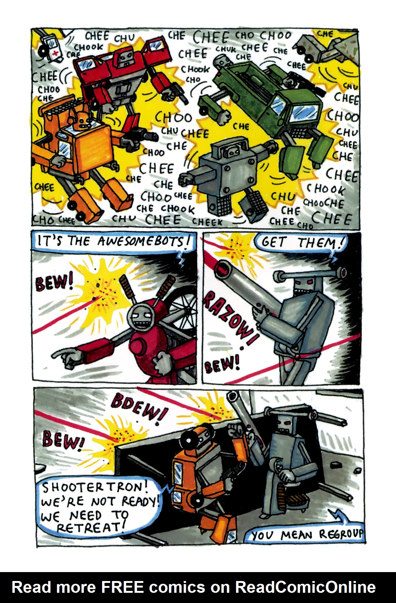 Read online Incredible Change-Bots comic -  Issue # TPB 1 - 20