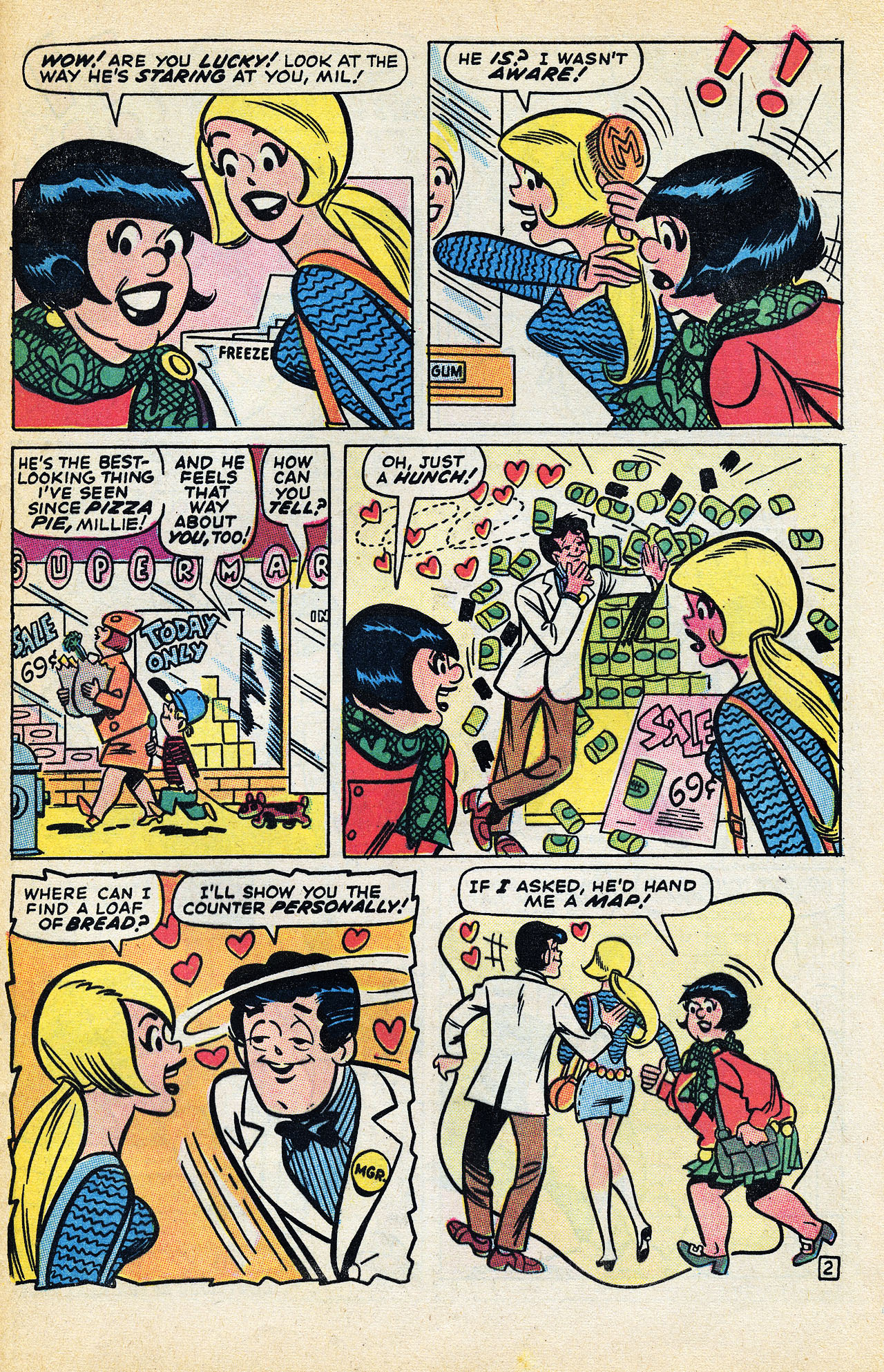Read online Millie the Model comic -  Issue #177 - 28