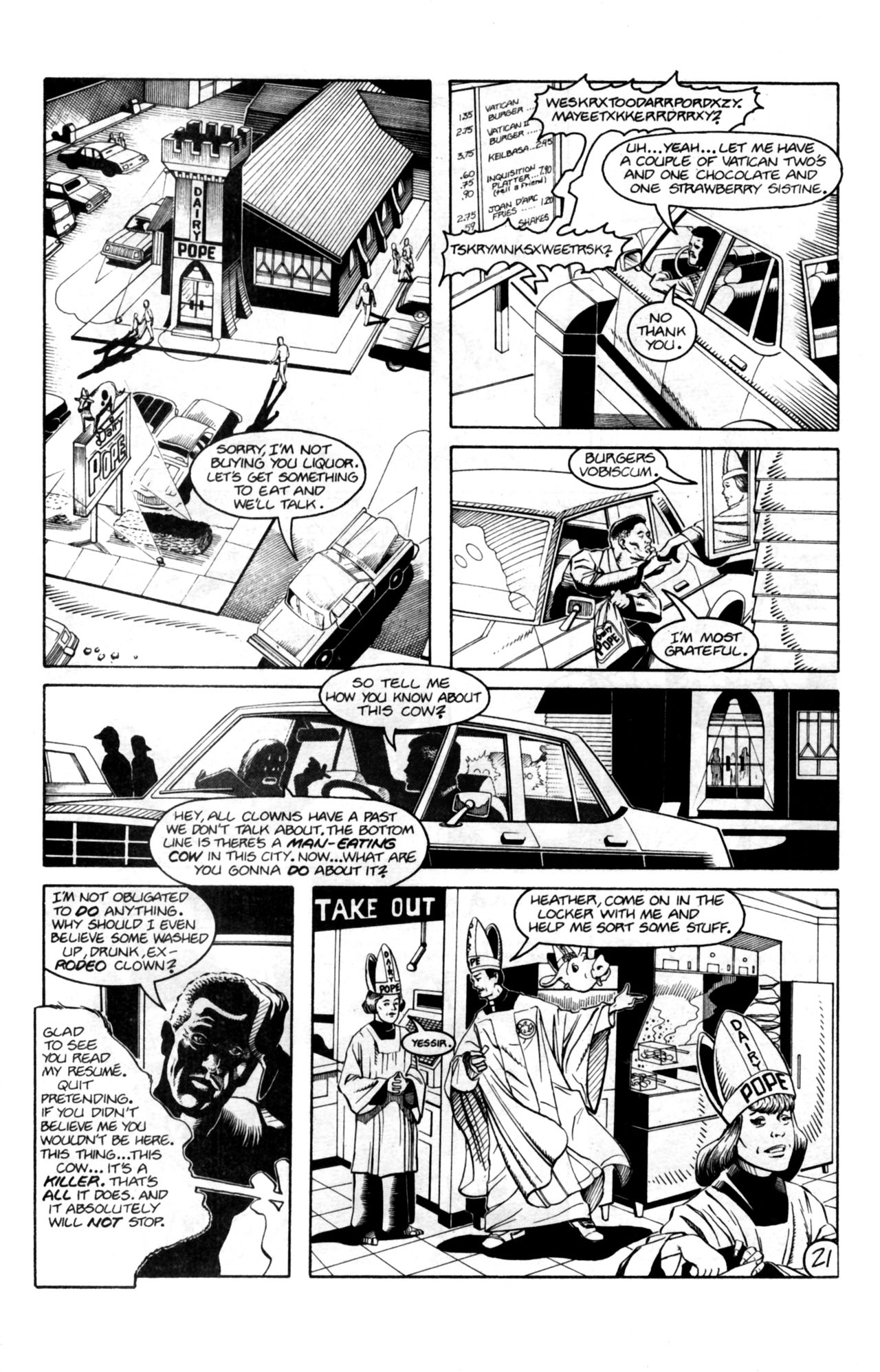 Read online Man-Eating Cow comic -  Issue #1 - 23