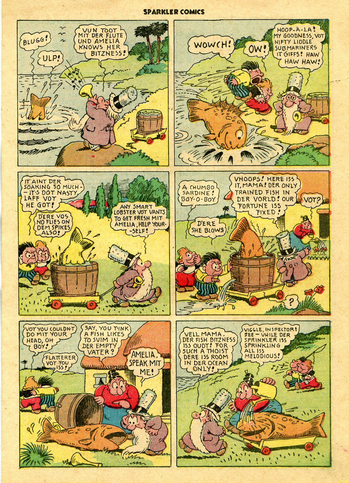 Read online Sparkler Comics comic -  Issue #30 - 33