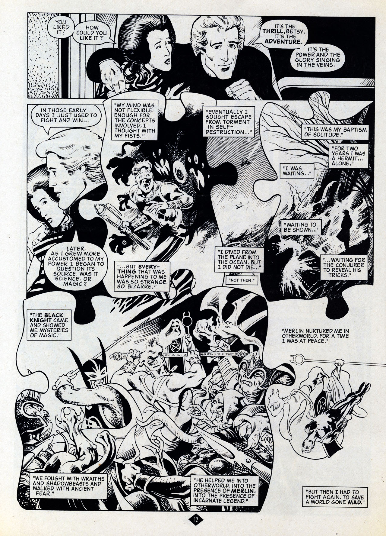 Read online Captain Britain (1985) comic -  Issue #1 - 12