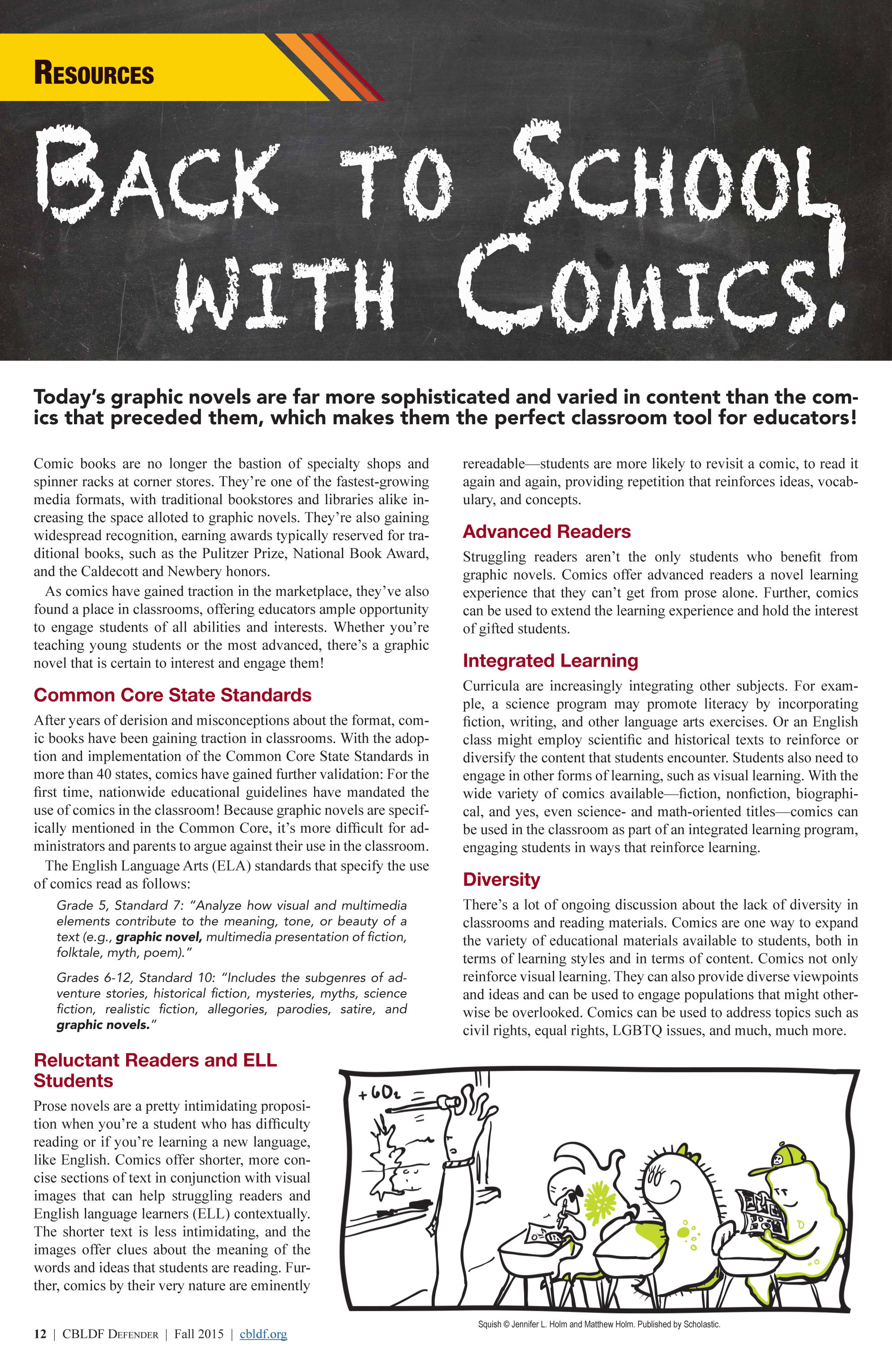 Read online CBLDF Defender comic -  Issue #3 - 12