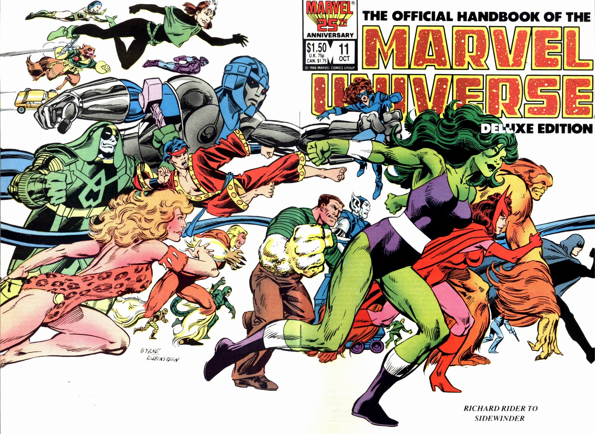Read online The Official Handbook of the Marvel Universe Deluxe Edition comic -  Issue #11 - 1