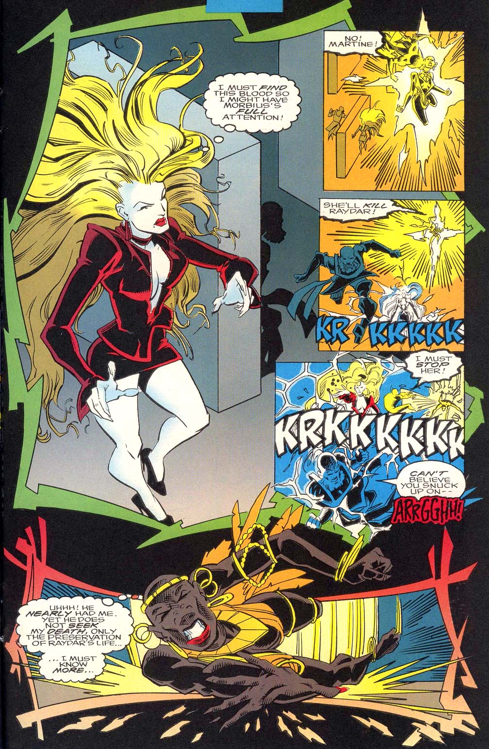 Read online Morbius: The Living Vampire (1992) comic -  Issue #17 - 16