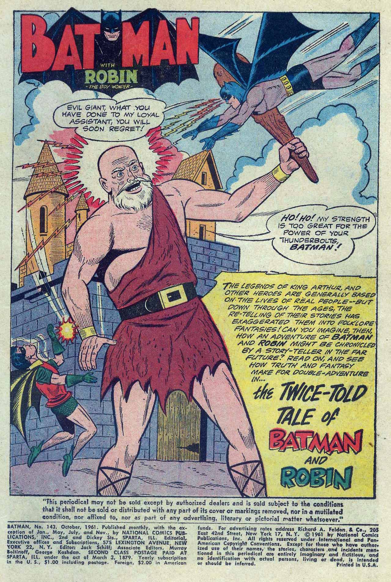Read online Batman (1940) comic -  Issue #143 - 3