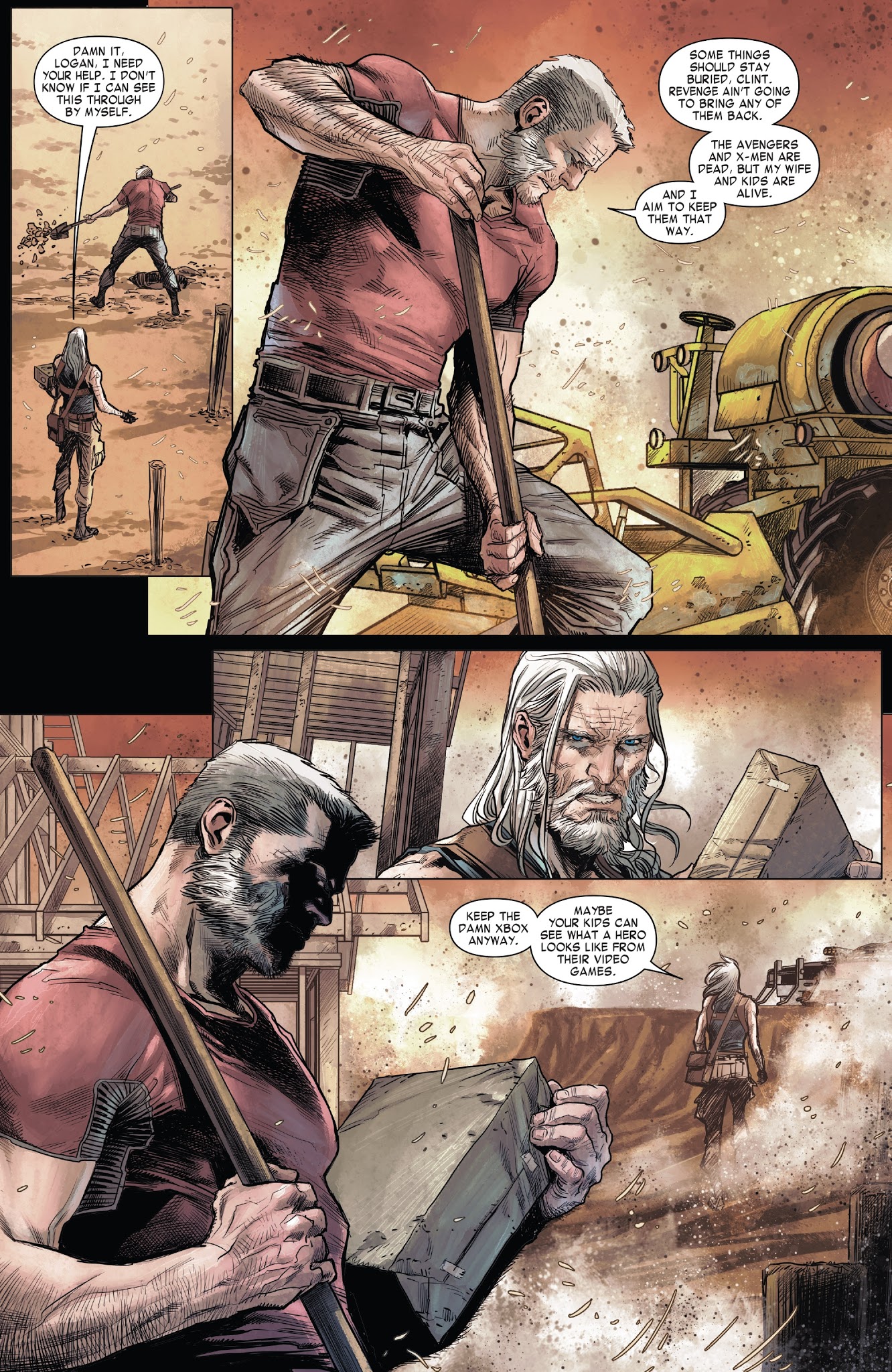 Read online Old Man Hawkeye comic -  Issue #1 - 13