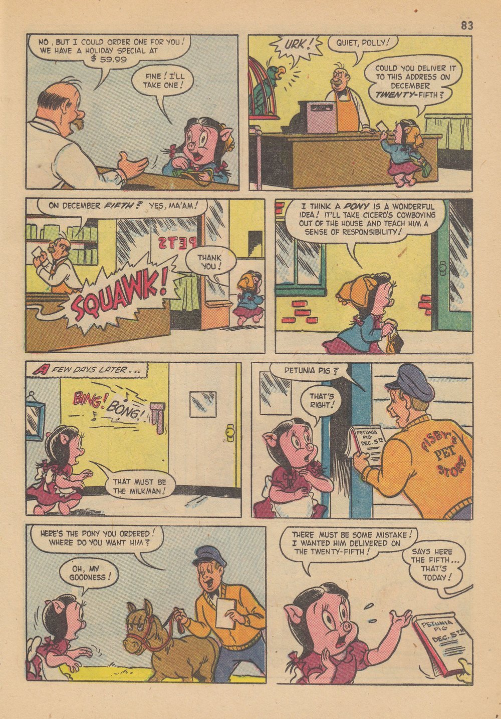 Read online Bugs Bunny's Christmas Funnies comic -  Issue # TPB 6 - 85