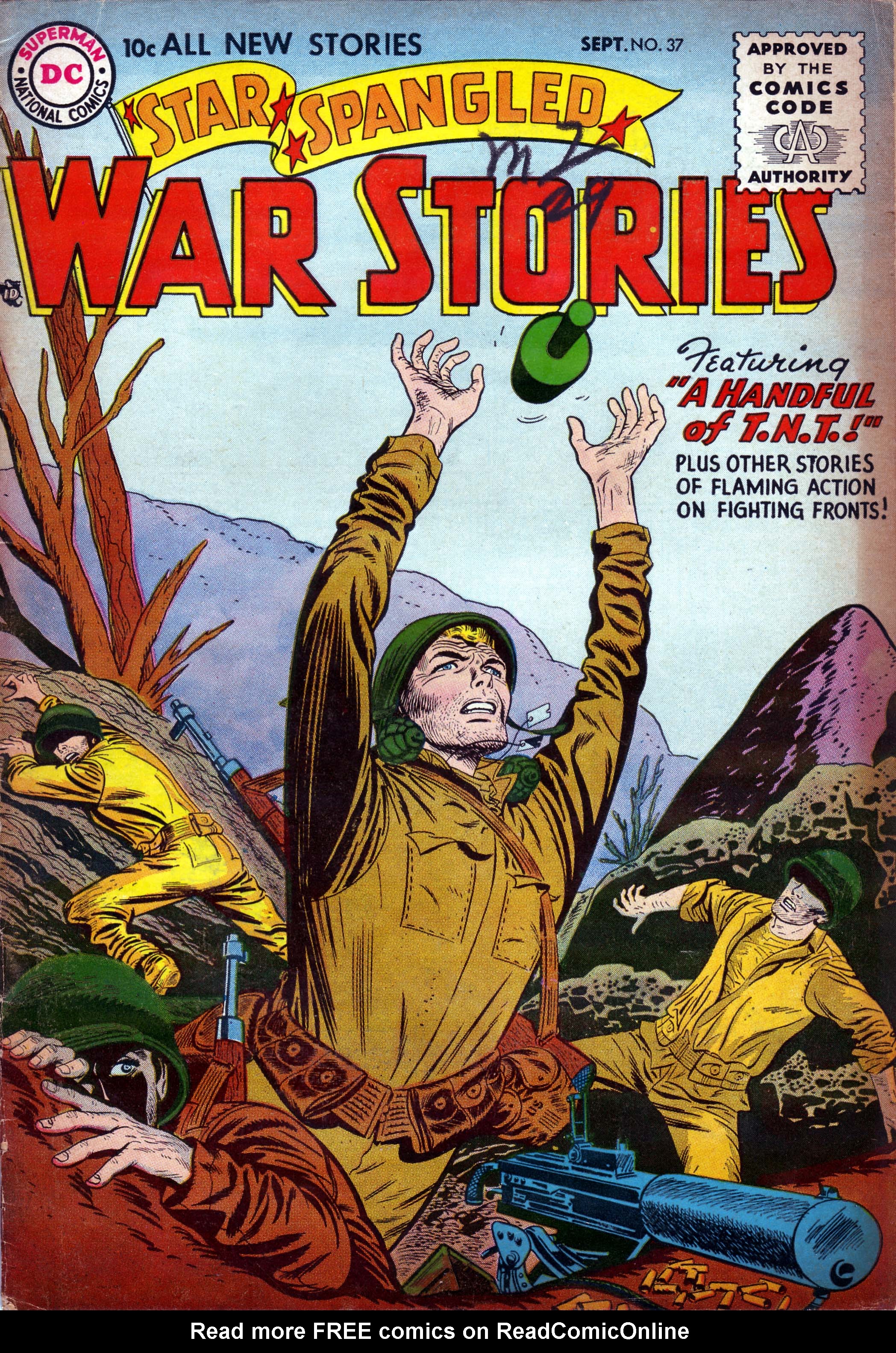 Read online Star Spangled War Stories (1952) comic -  Issue #37 - 1