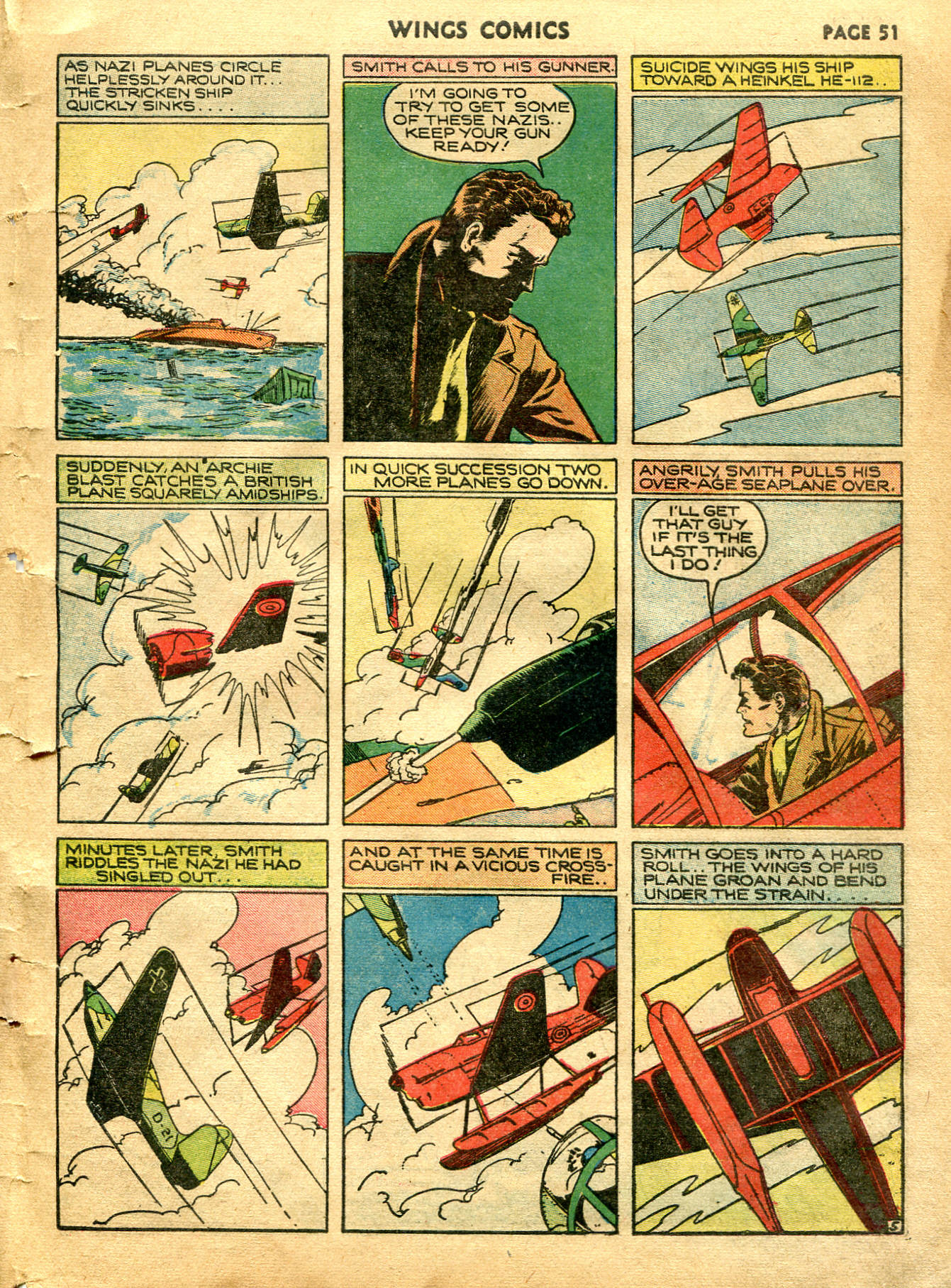Read online Wings Comics comic -  Issue #5 - 53