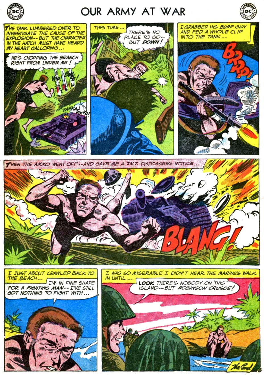 Read online Our Army at War (1952) comic -  Issue #72 - 24