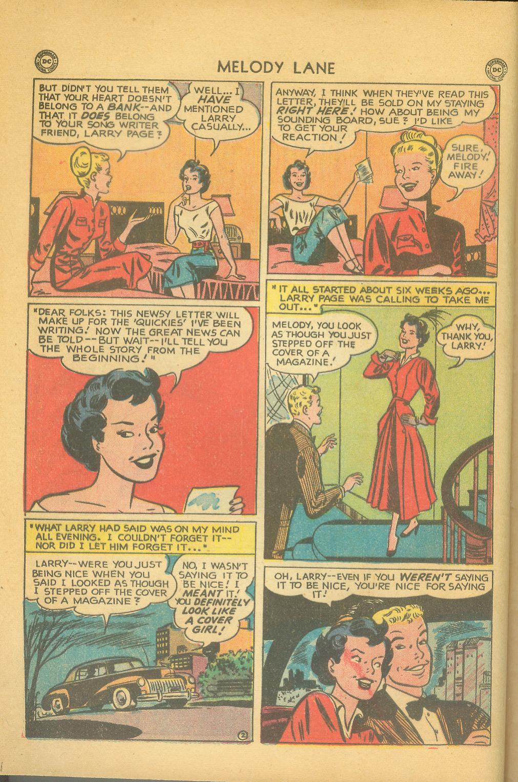 Read online Miss Melody Lane of Broadway comic -  Issue #1 - 4