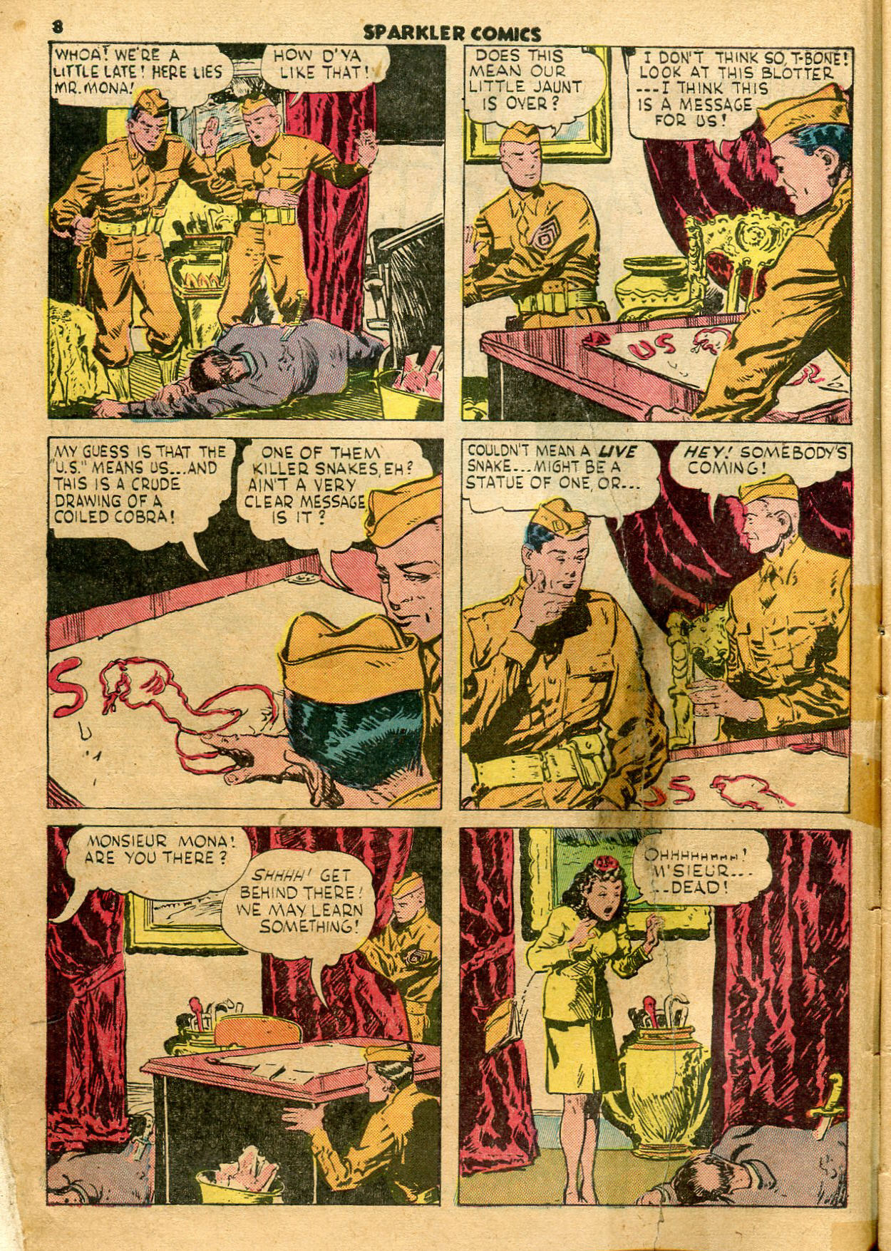 Read online Sparkler Comics comic -  Issue #23 - 10