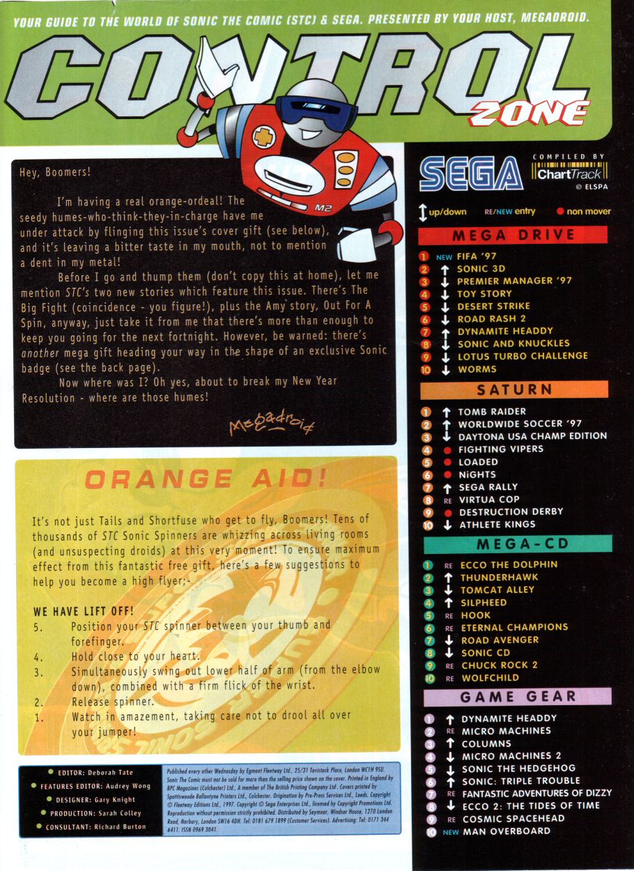 Read online Sonic the Comic comic -  Issue #95 - 2