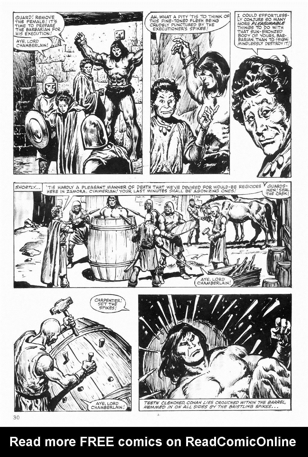 Read online The Savage Sword Of Conan comic -  Issue #81 - 30