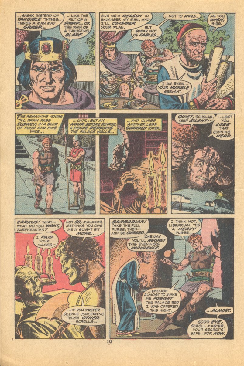 Read online Kull, the Conqueror (1971) comic -  Issue #6 - 9
