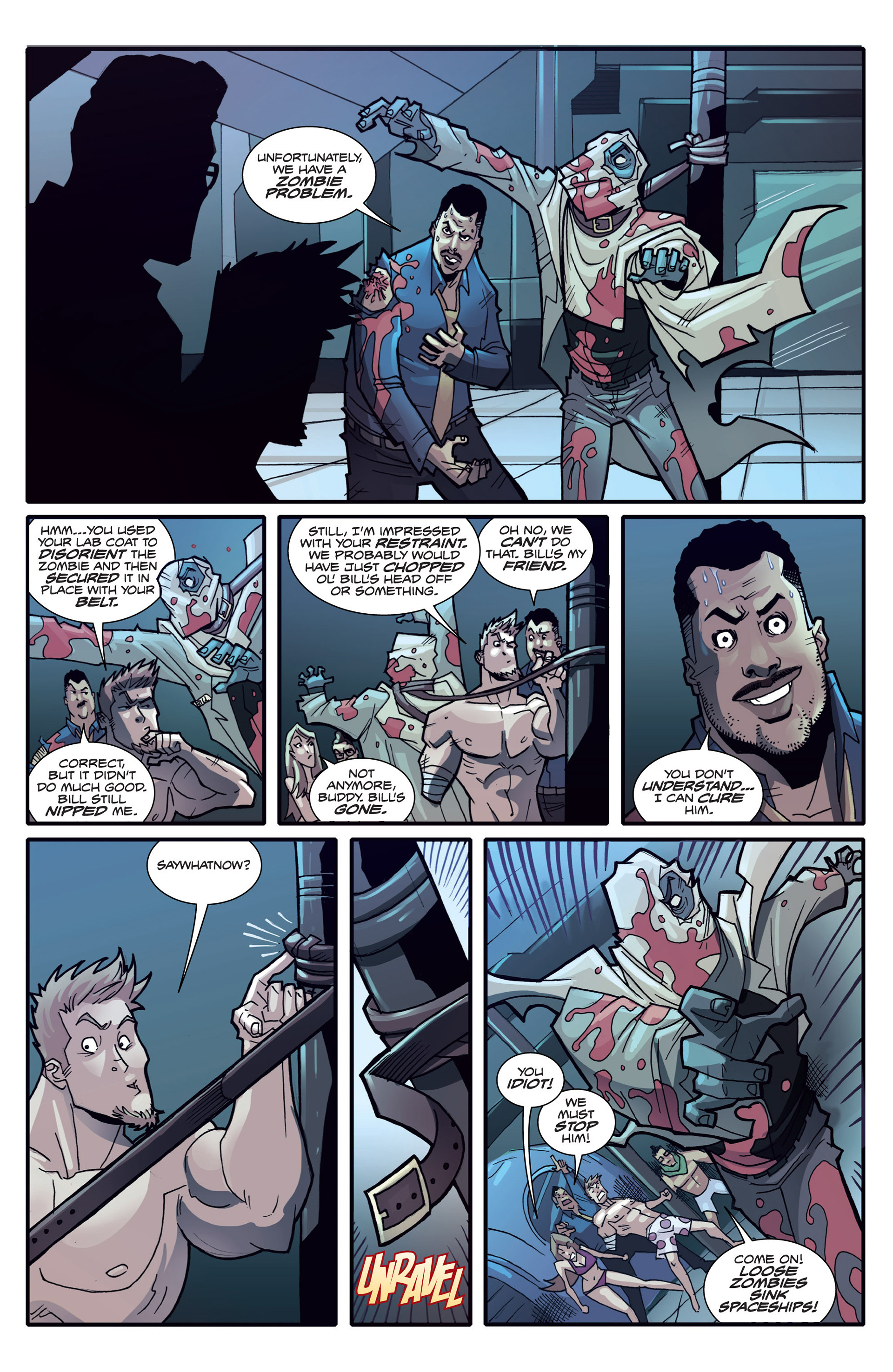 Read online Fanboys vs. Zombies comic -  Issue #15 - 10