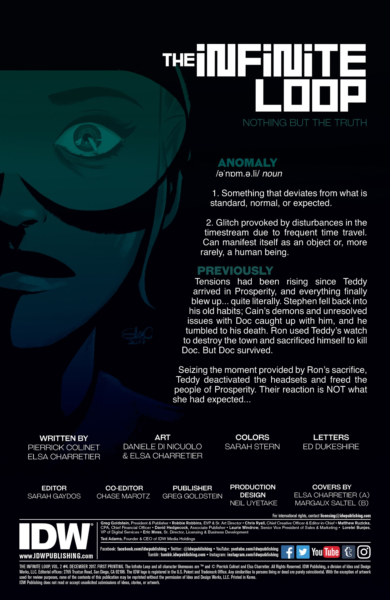 Read online The Infinite Loop: Nothing But The Truth comic -  Issue #4 - 2