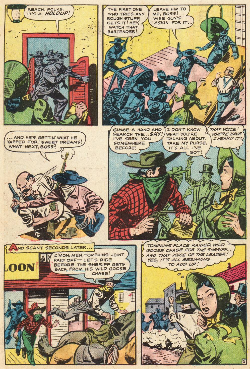 Read online Cowgirl Romances (1950) comic -  Issue #5 - 7