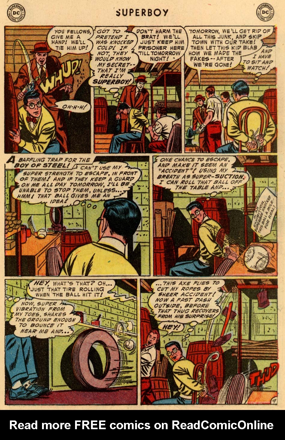 Read online Superboy (1949) comic -  Issue #36 - 10