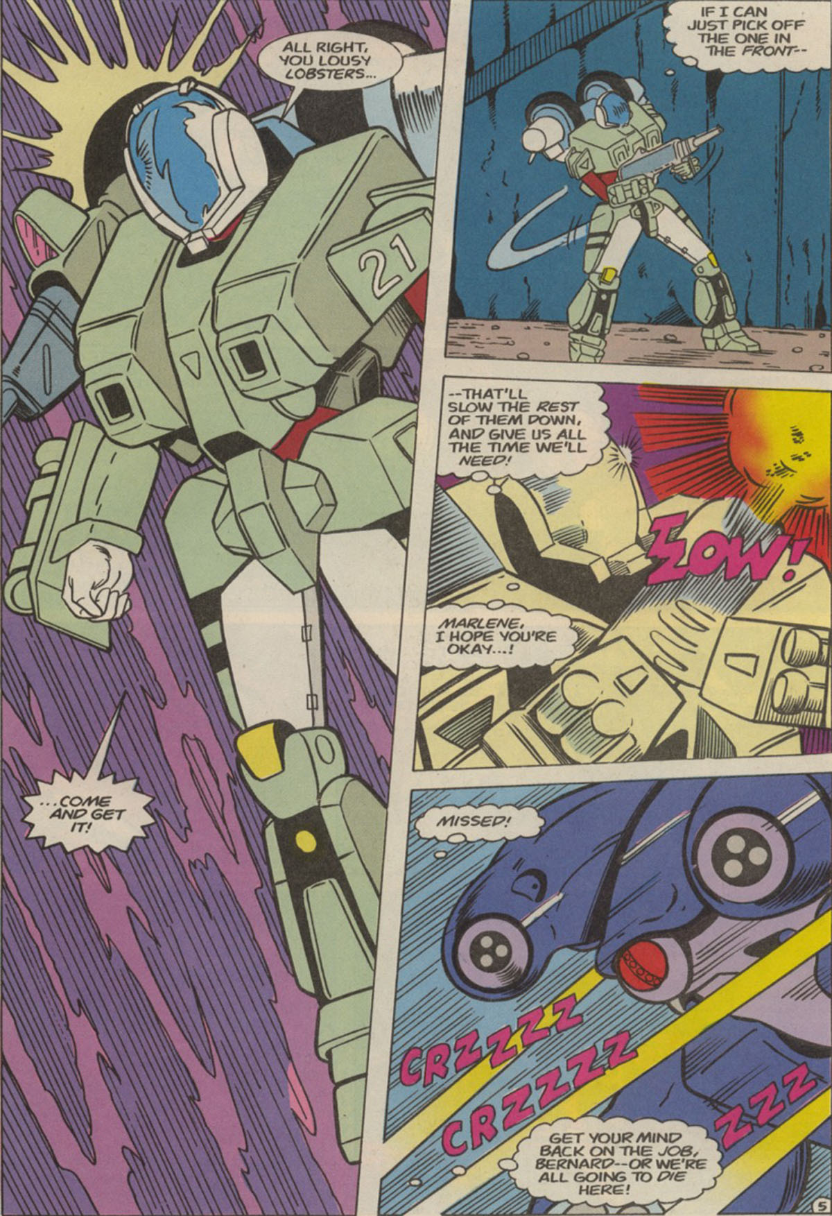 Read online Robotech The New Generation comic -  Issue #15 - 7
