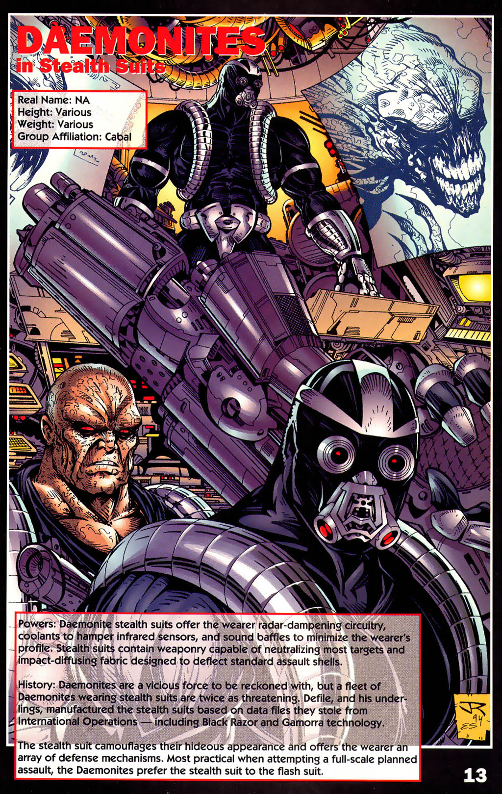 Read online WildC.A.T.s Sourcebook comic -  Issue #2 - 12