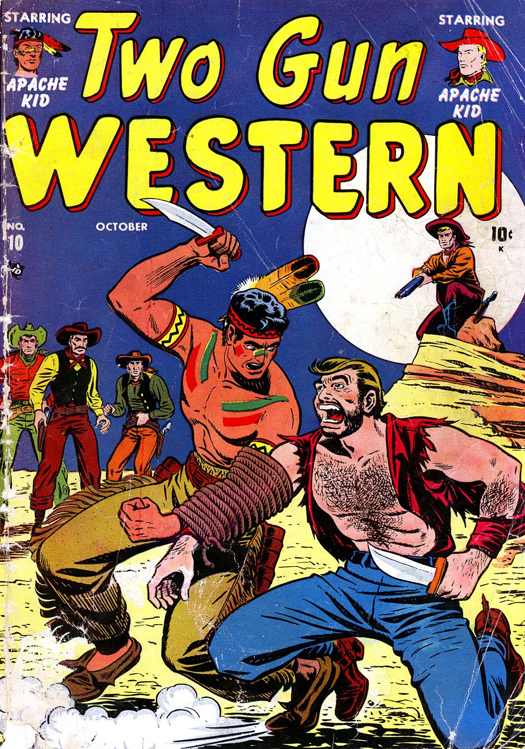 Read online Two Gun Western (1950) comic -  Issue #10 - 1