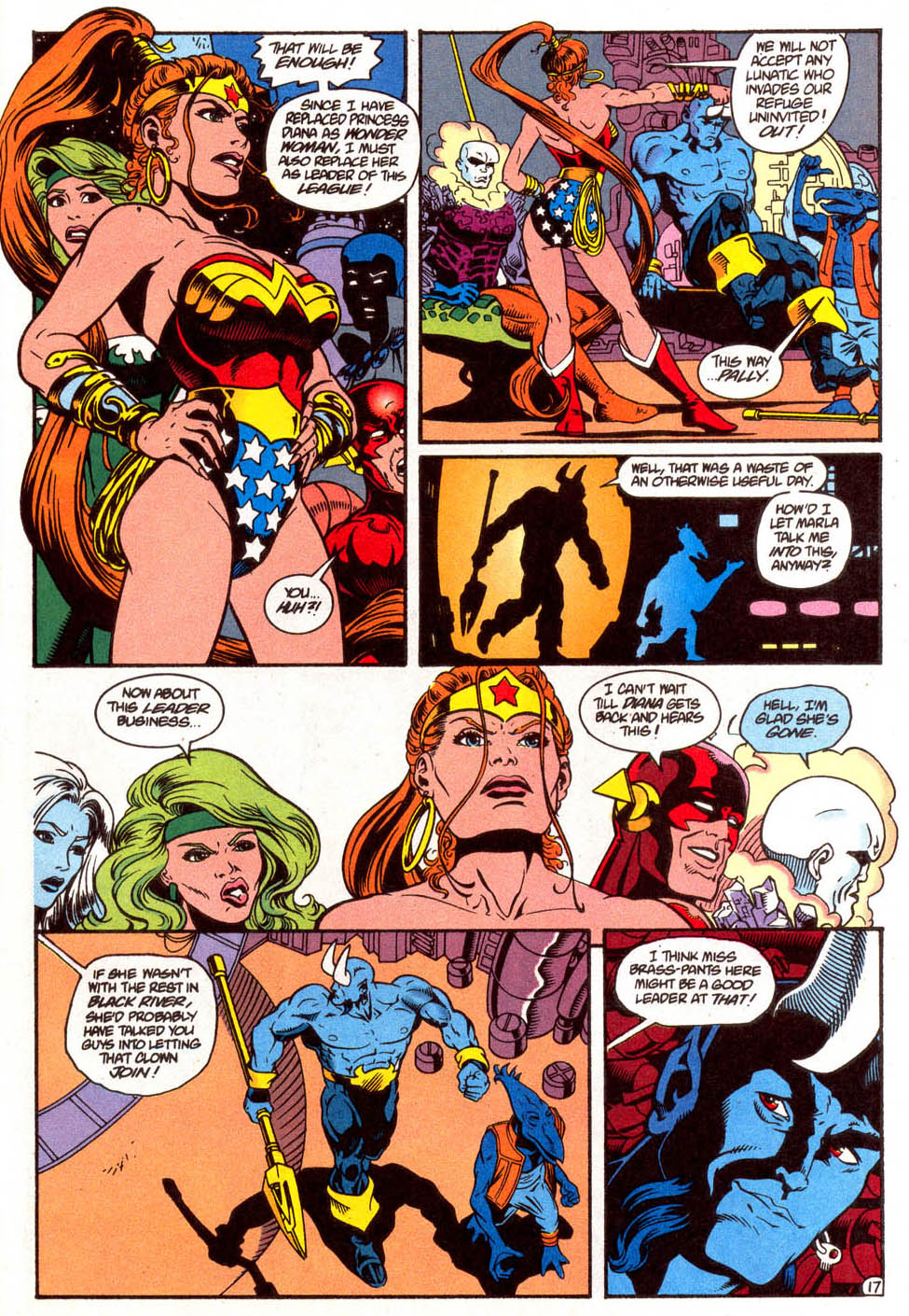 Read online Justice League America comic -  Issue #98 - 18