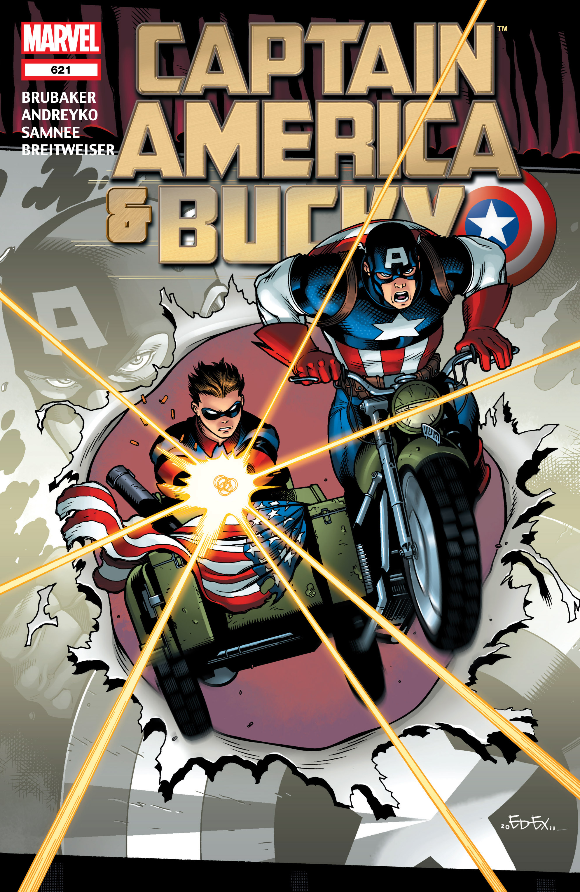 Read online Captain America And Bucky comic -  Issue #621 - 1