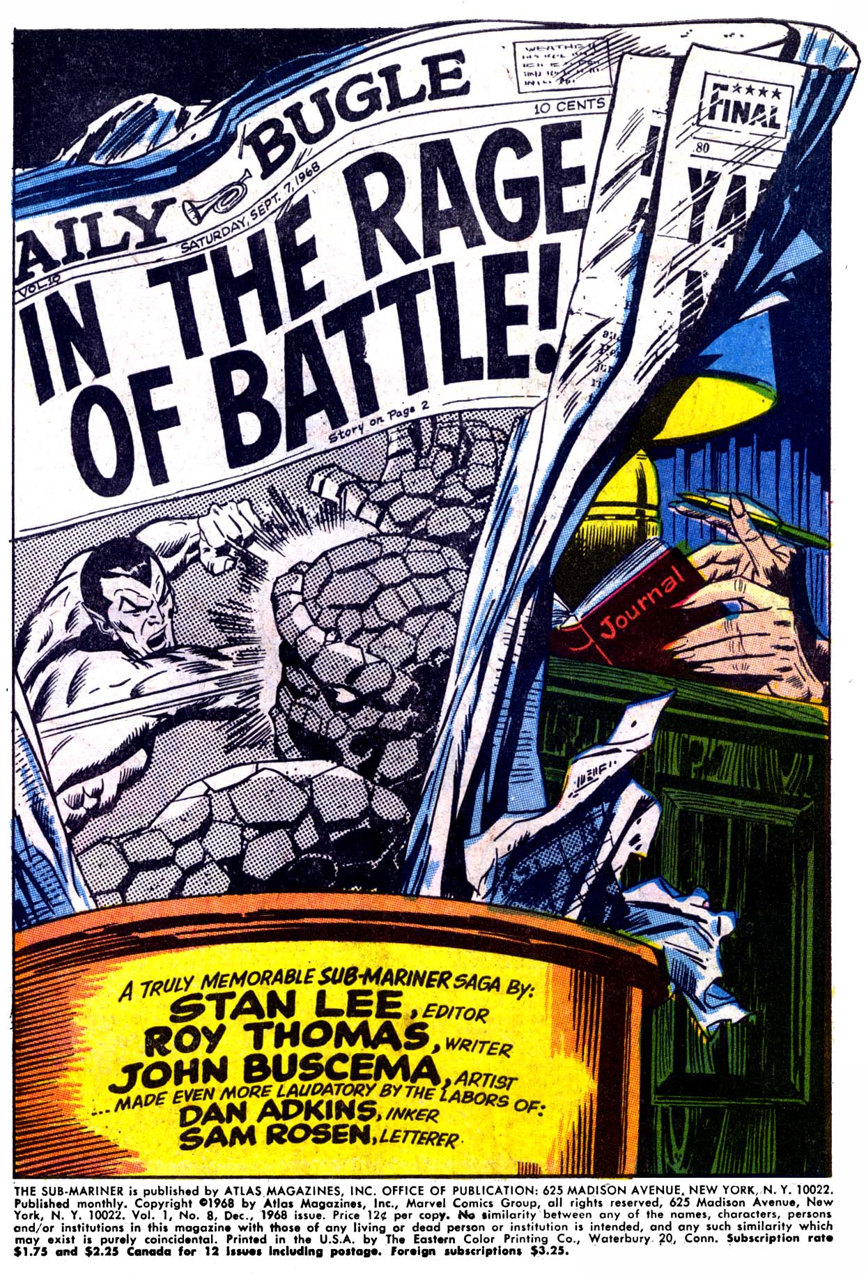 Read online The Sub-Mariner comic -  Issue #8 - 2