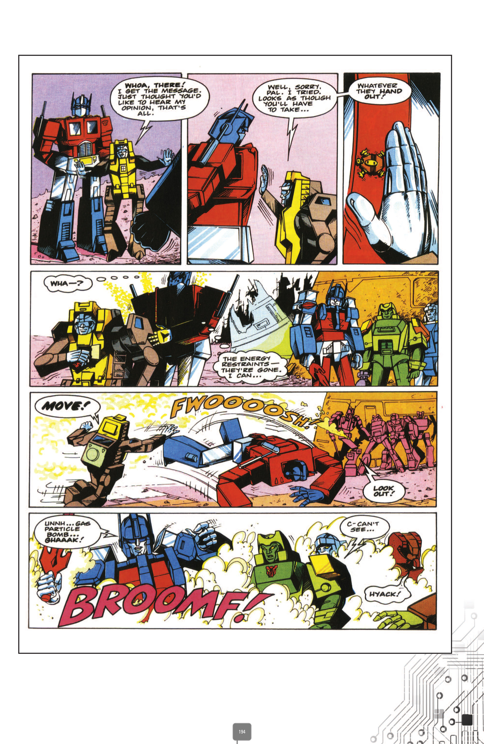 Read online The Transformers Classics UK comic -  Issue # TPB 3 - 195