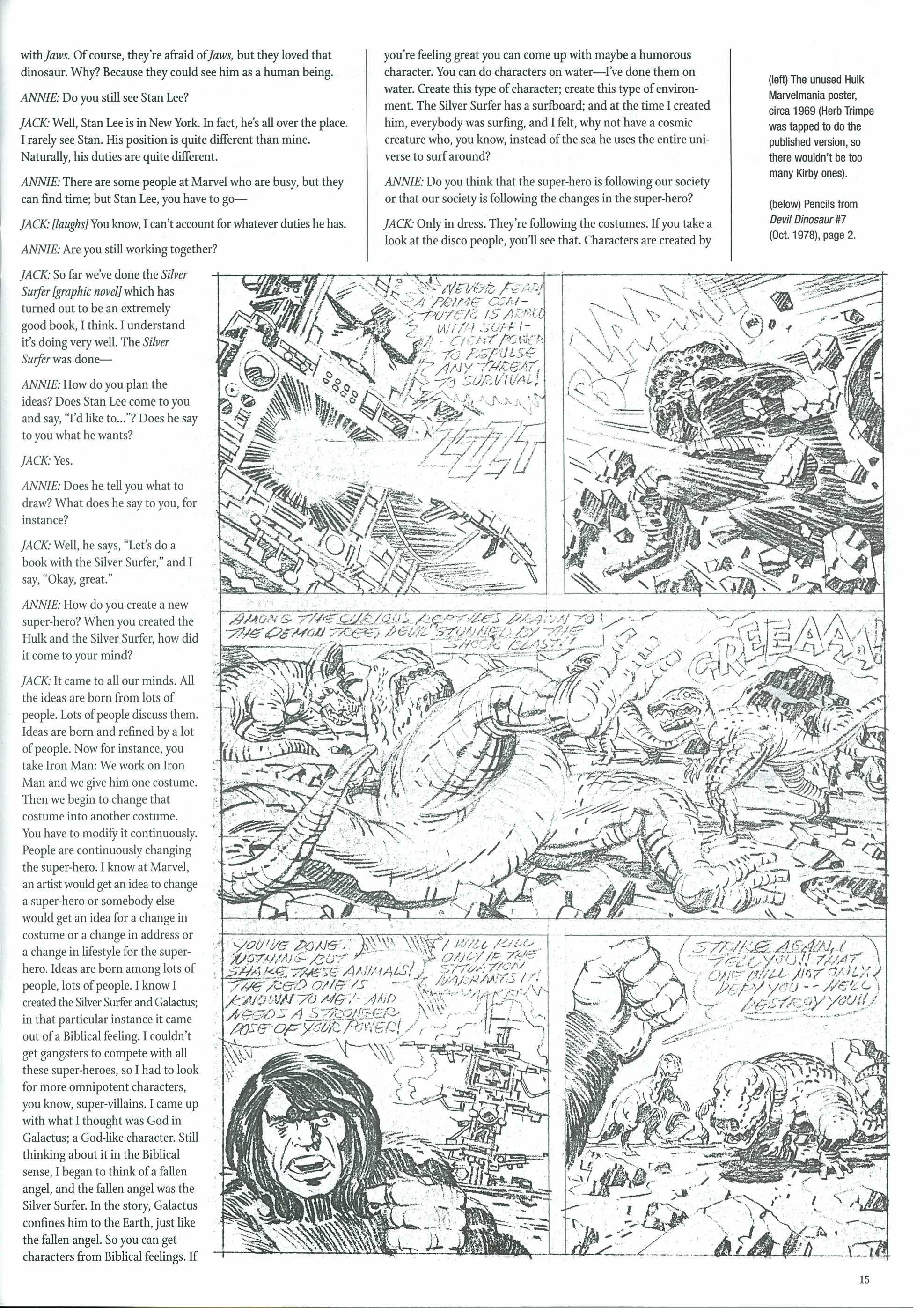 Read online The Jack Kirby Collector comic -  Issue #32 - 17