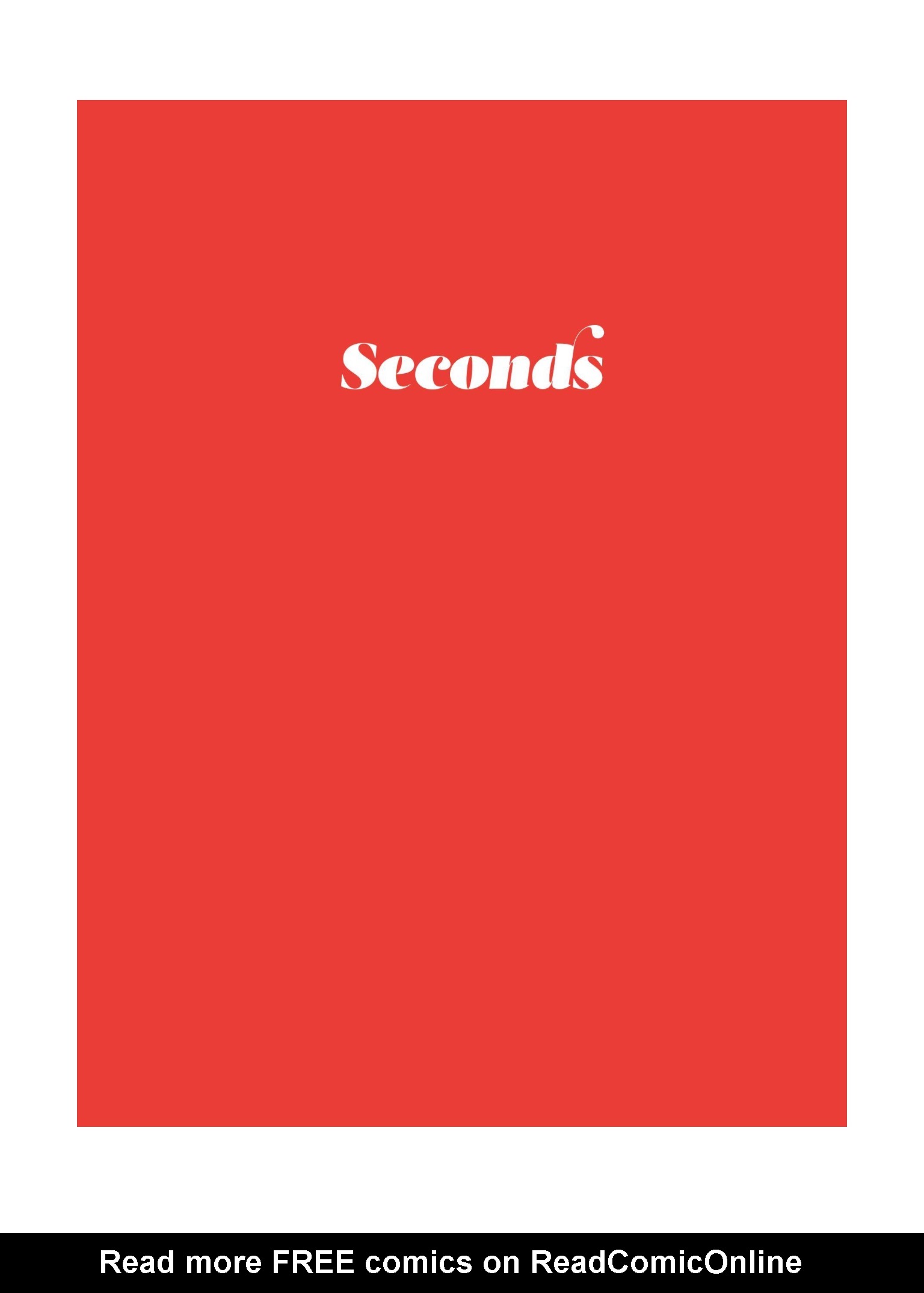 Read online Seconds comic -  Issue # Full - 3