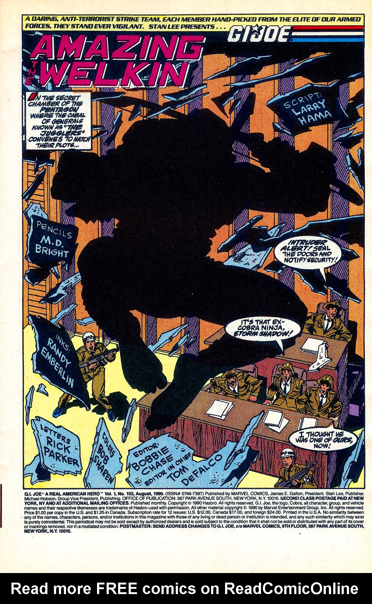 Read online G.I. Joe: A Real American Hero comic -  Issue #103 - 2