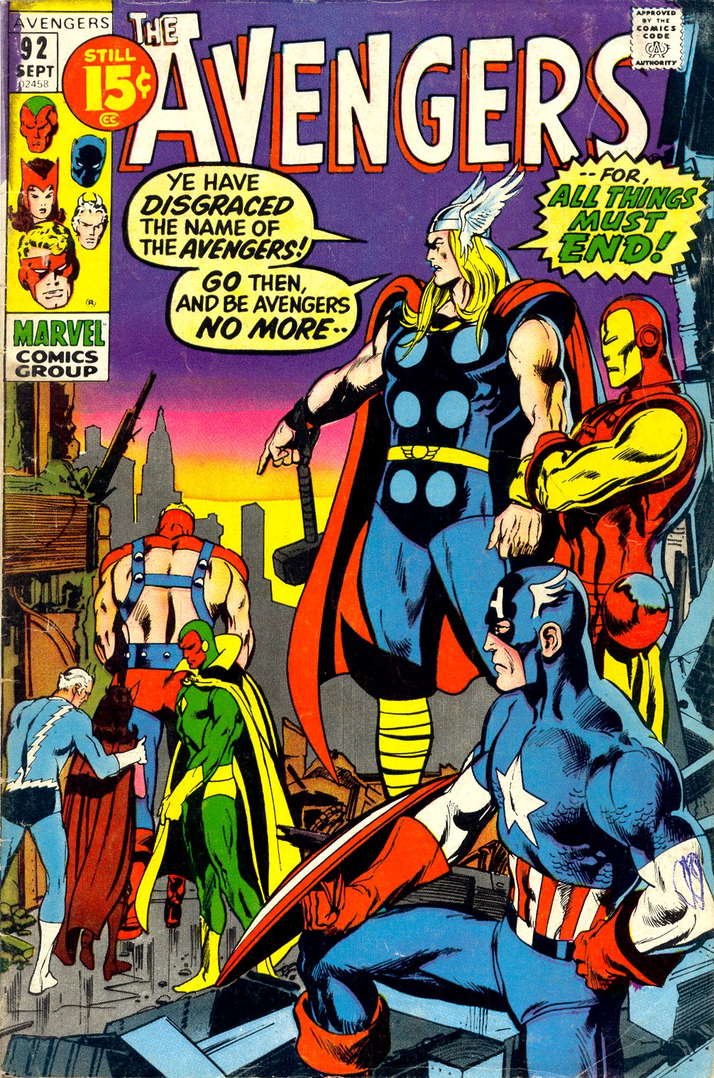 Read online The Avengers (1963) comic -  Issue #92 - 1