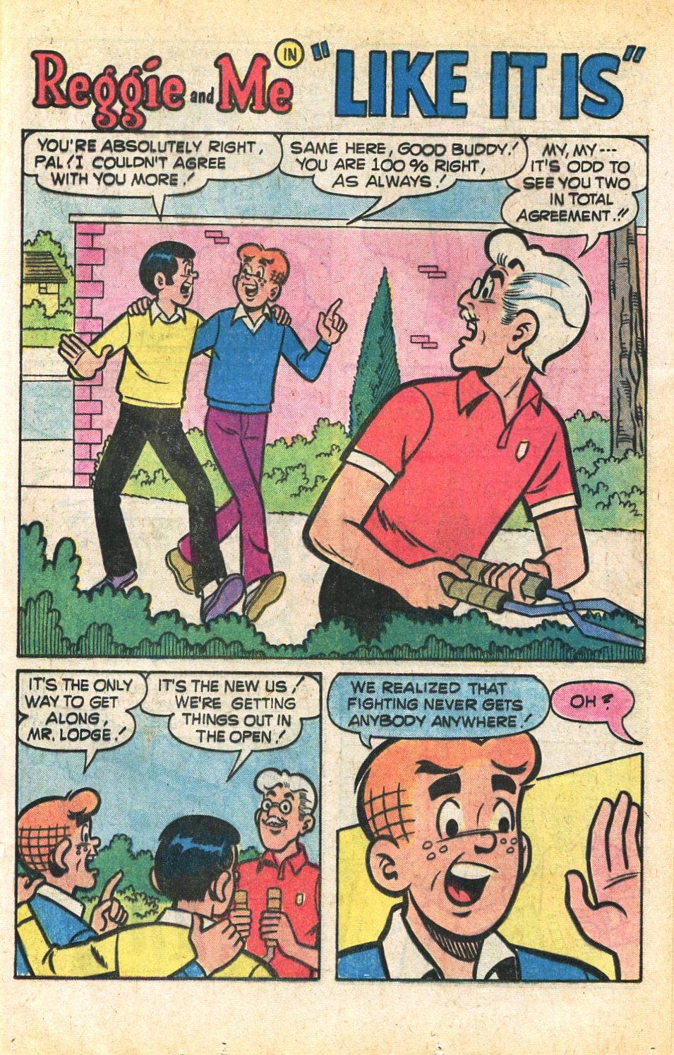 Read online Reggie and Me (1966) comic -  Issue #110 - 13