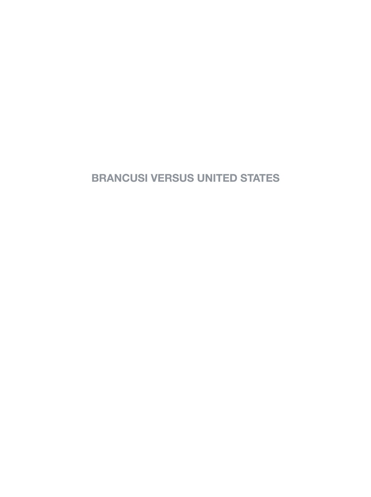 Brancusi v. United States issue TPB - Page 2