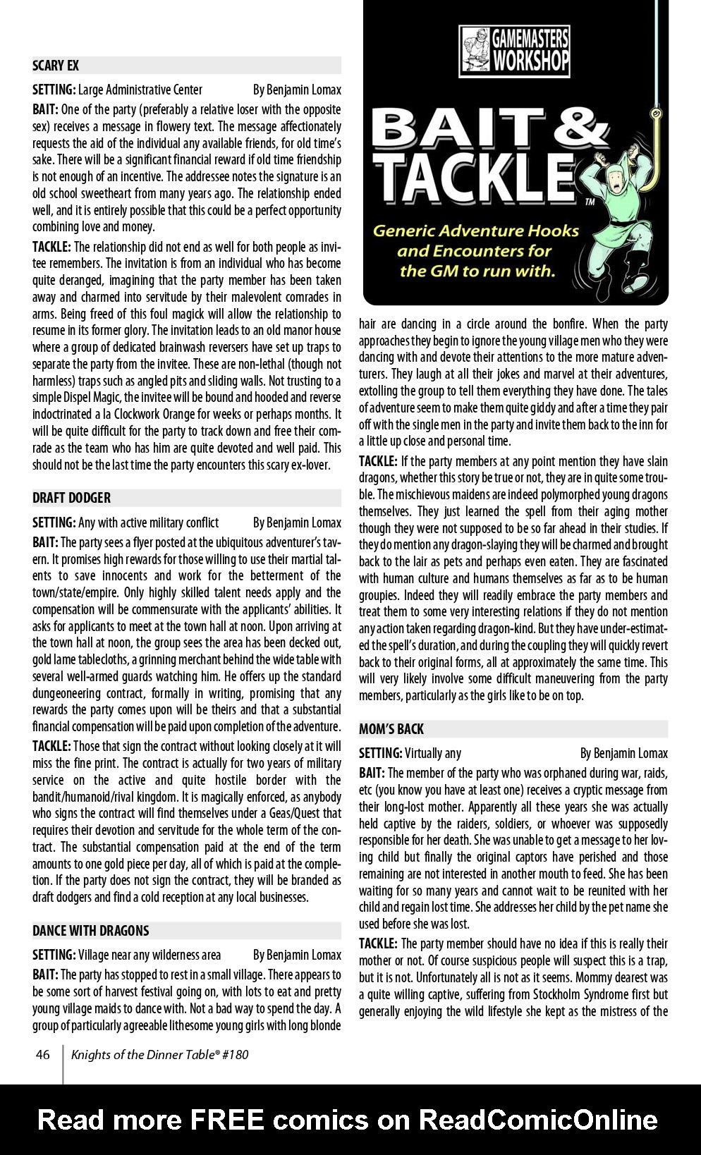 Read online Knights of the Dinner Table comic -  Issue #180 - 48