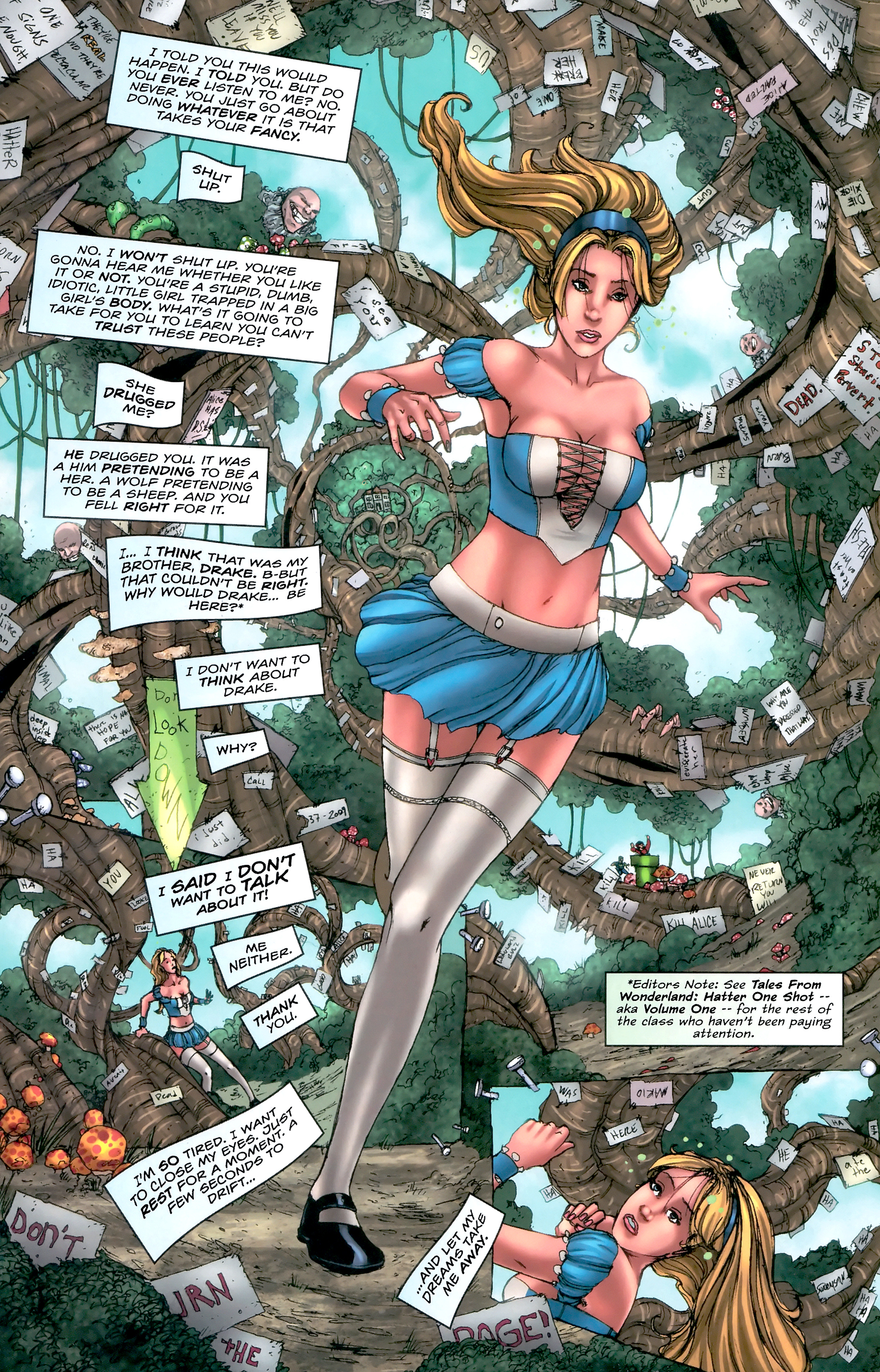 Read online Grimm Fairy Tales presents Alice in Wonderland comic -  Issue #4 - 3